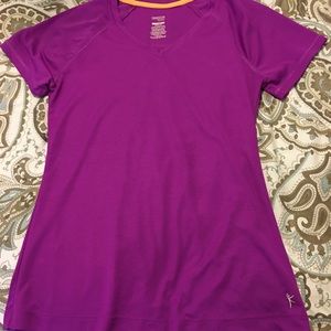 New- Purple DanSkin Now WorkOut Shirt, Size S